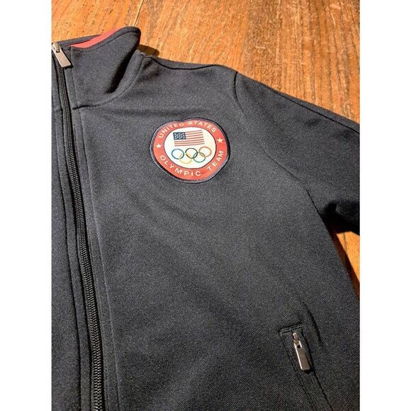 Nike Youth Team USA Olympic Jacket Size Large  Black Zip Track Jacket Unisex - Picture 4 of 4